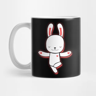 'Bunnies Doing Yoga' Cute Bunny Gift Mug